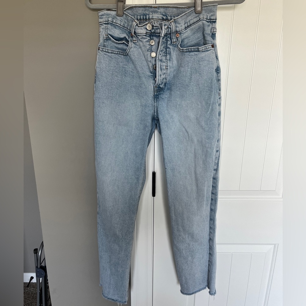 Old Navy High Rise Light Blue Jeans